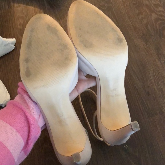 Nine West | Nude Strap Heels - Picture 3 of 8